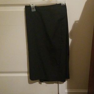 Lane Bryant Dark Grey Pencil Skirt